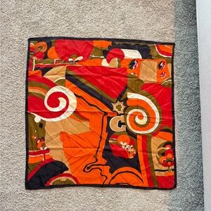 Vibrant Abstract Patterned Scarf, EUC